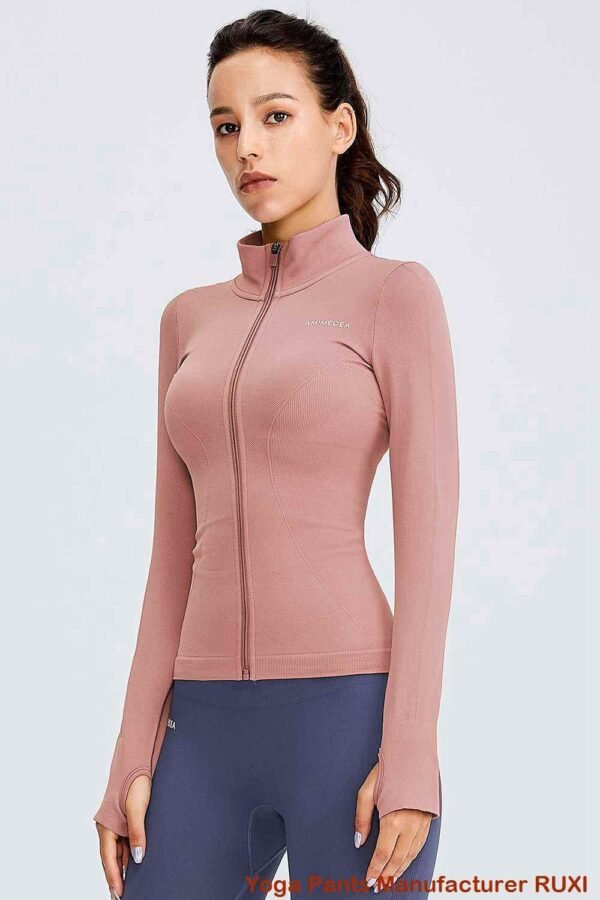 Sutien sport cu mânecă scurtă pentru femei Top RUXI r1544
