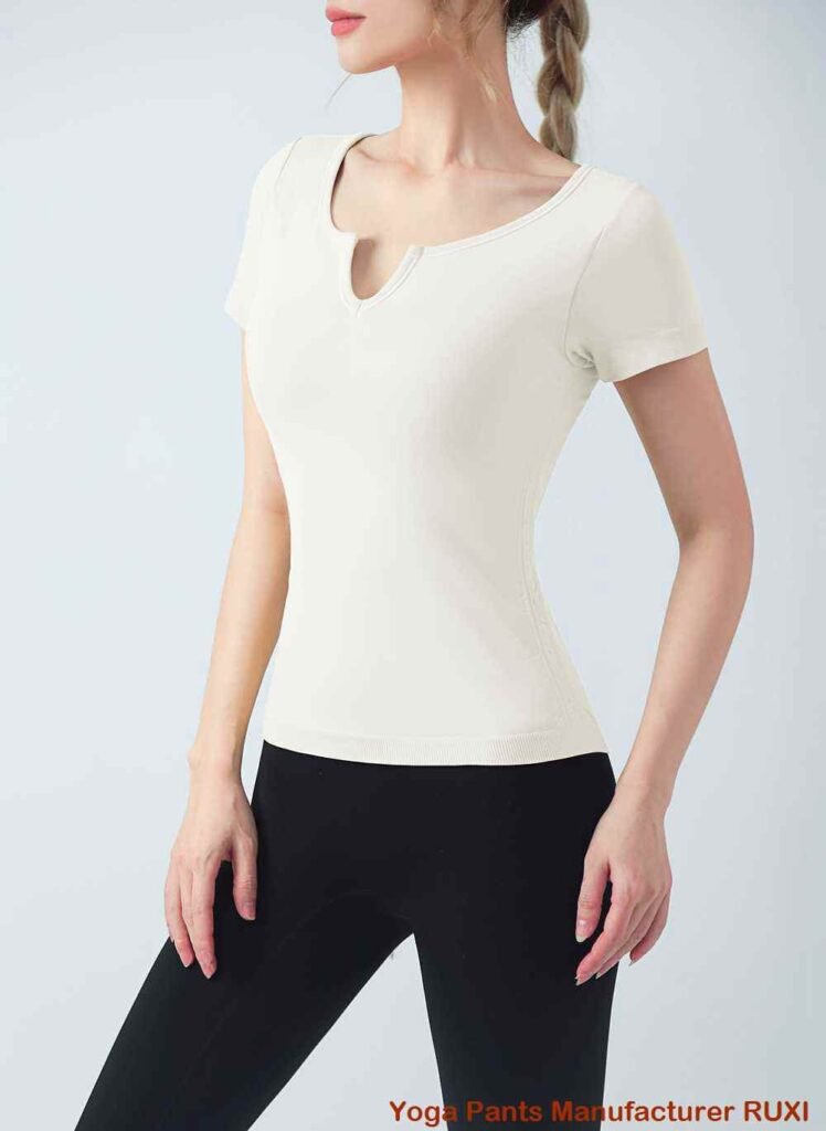 Pantaloni de yoga cu nervuri confortabili eleganti RUXI