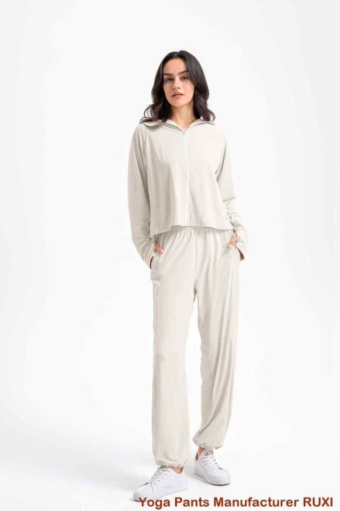 Pantaloni scurți yoga cu talie înaltă pentru femei RUXI