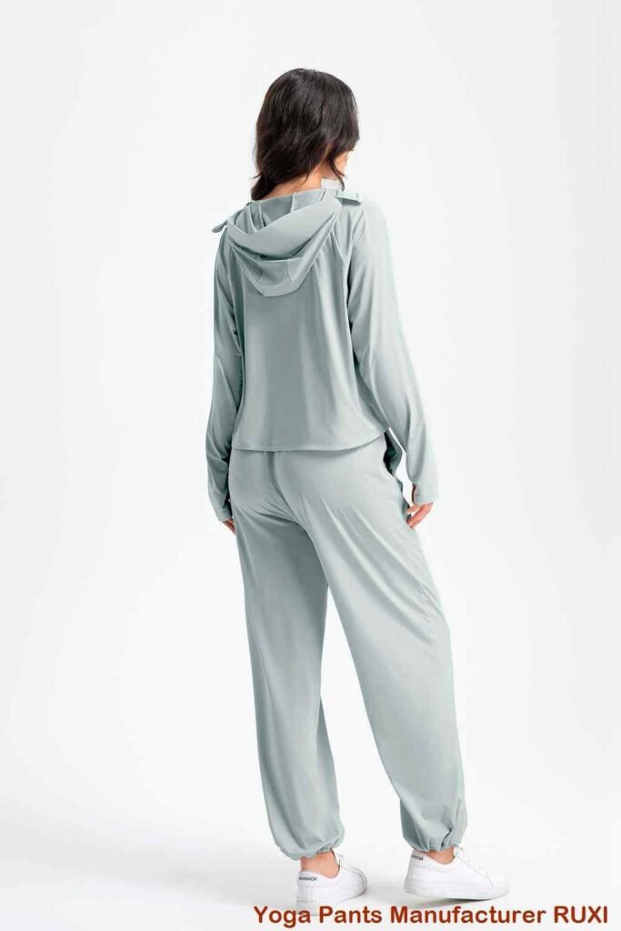 pantaloni scurți de alergare verde neon RUXI r2829
