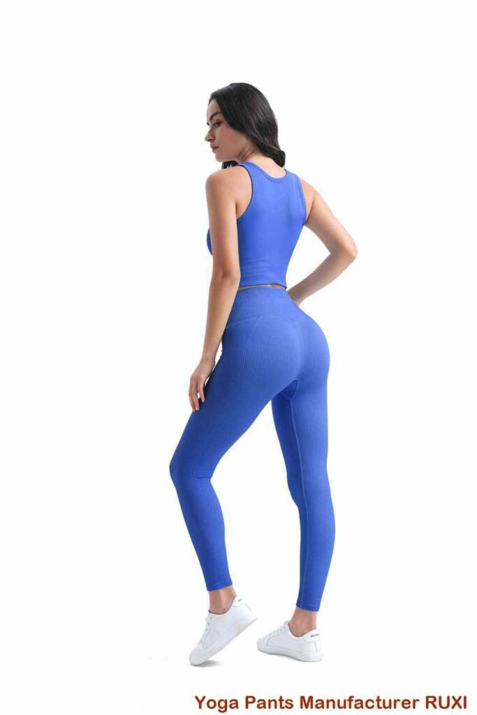Pantaloni de yoga Bootcut înalți pentru femei RUXI r3413