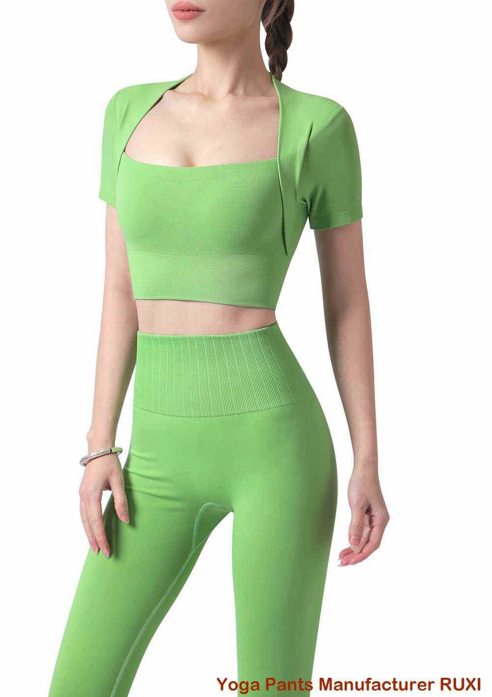 Set yoga elegant din două piese pentru femei RUXI r854 Set yoga elegant din două piese pentru femei RUXI r854