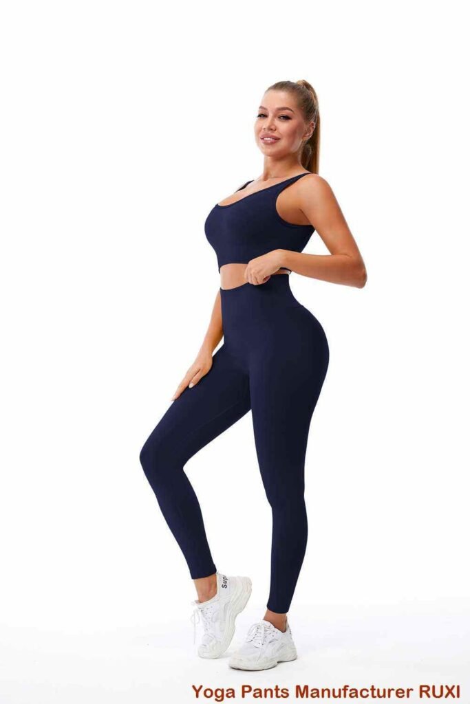 Pantaloni de yoga flare cu talie mare pentru femei RUXI