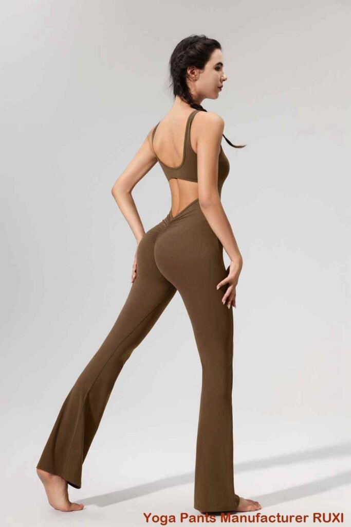 pantaloni scurți de yoga cu talie mare RUXI r814
