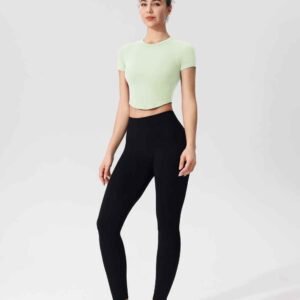 Pantaloni de yoga roz eleganti confortabili la modă RUXI