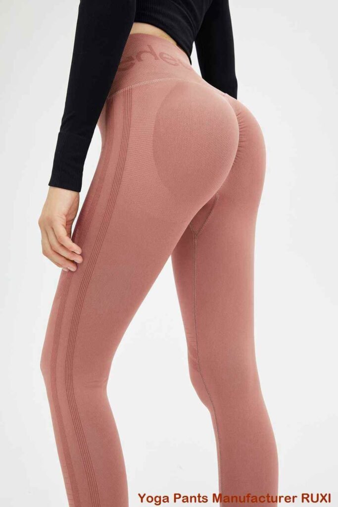 Pantaloni scurți de alergare roz atletic eleganti RUXI