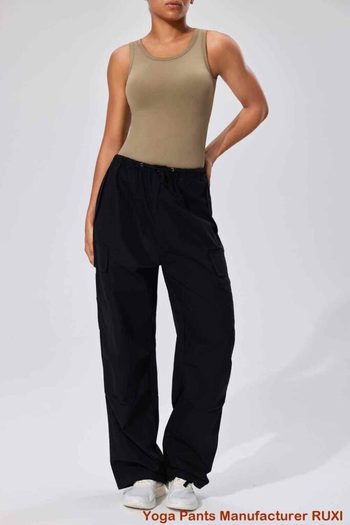 pantaloni scurți de alergare negri RUXI r2876