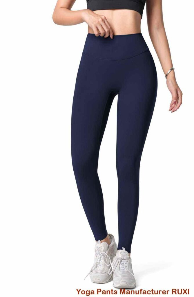 Pantaloni scurți yoga negri confortabili eleganti RUXI