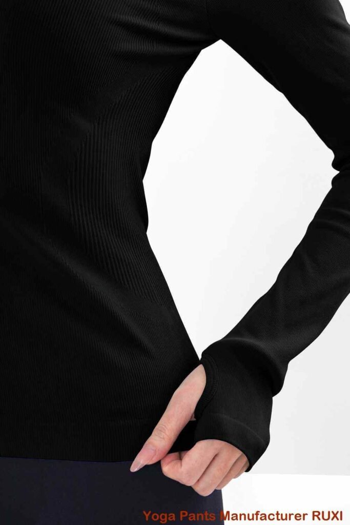 Pantaloni de yoga pliable roz pentru femei RUXI r129