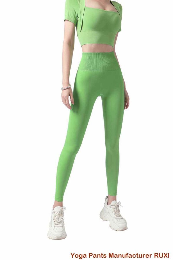 pantaloni scurți de yoga albi RUXI r221