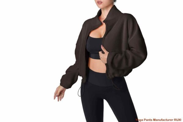 Pantaloni negri elastici Stil de confort suprem RUXI r319