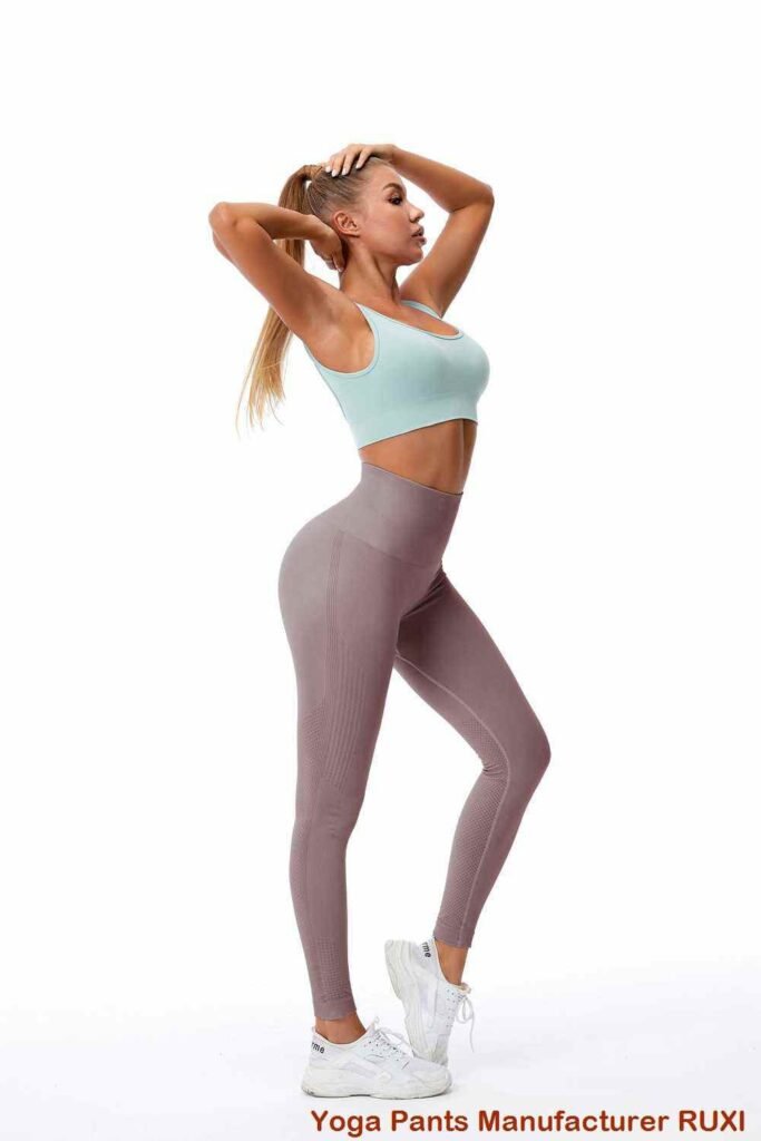 pantaloni scurți de alergare din spandex cu buzunare RUXI