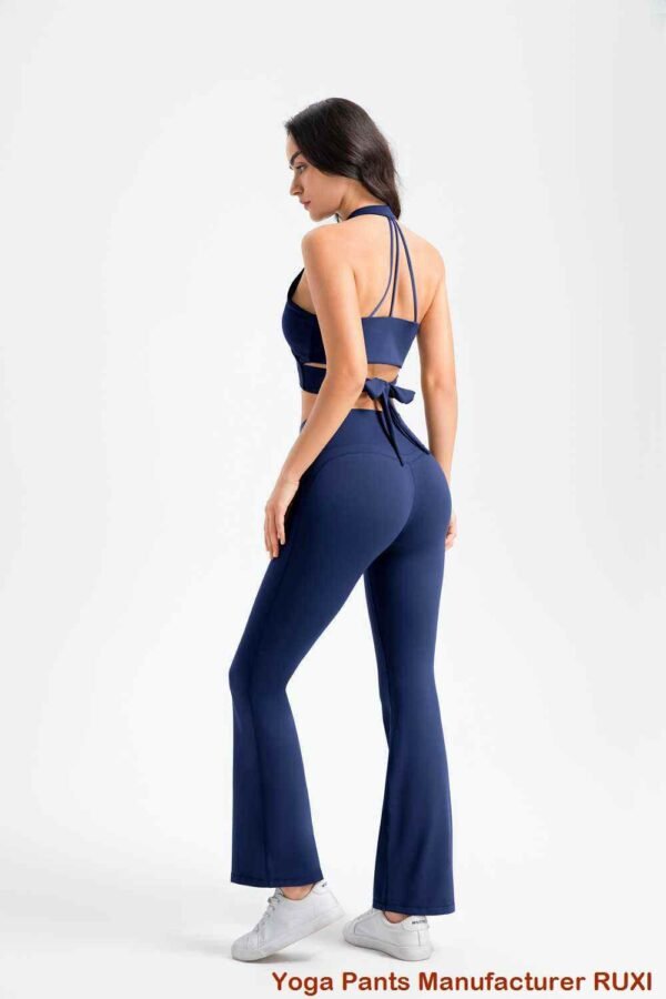 Leggings evazați cu fante elegante pentru femei RUXI r235