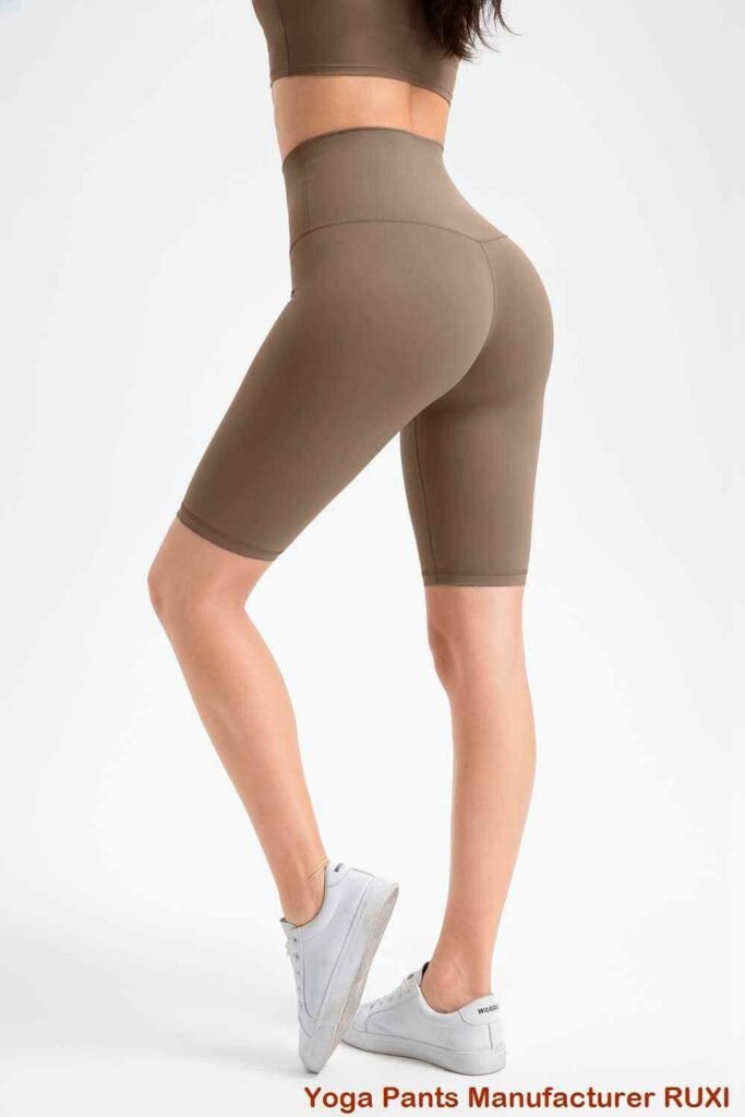 Pantaloni de yoga din bumbac cu picioare late pentru femei