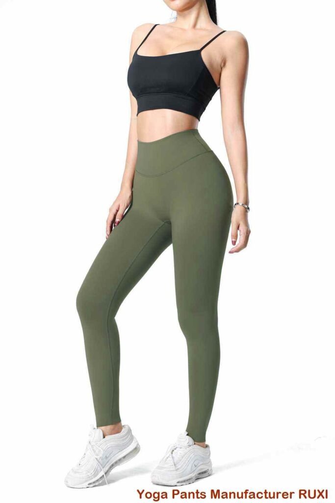 pantaloni scurți de alergare galben neon RUXI r2709
