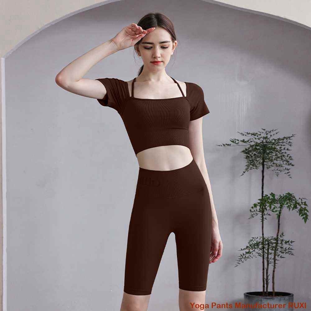 pantaloni scurți largi de sport pentru femei RUXI r2855