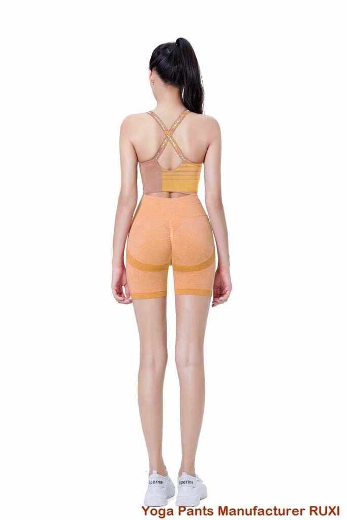 Pantaloni scurți de yoga din bambus ecologic pentru femei