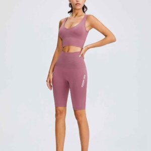 pantaloni de yoga portocalii RUXI r362