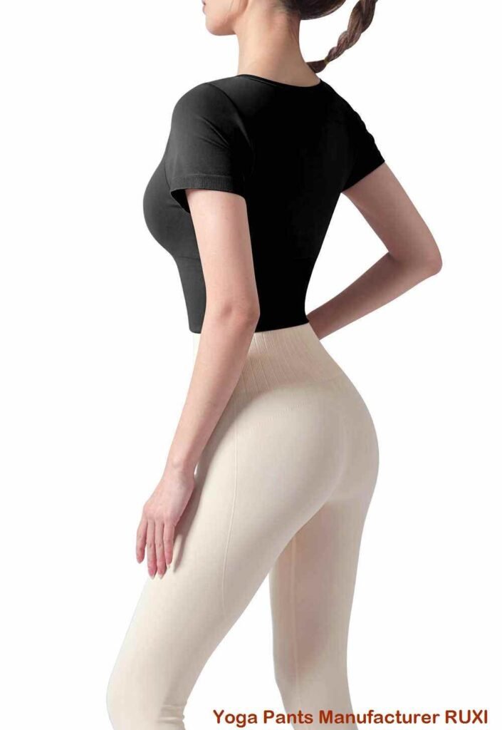 Leggings evazați cu buzunare elegant funcțional RUXI r56